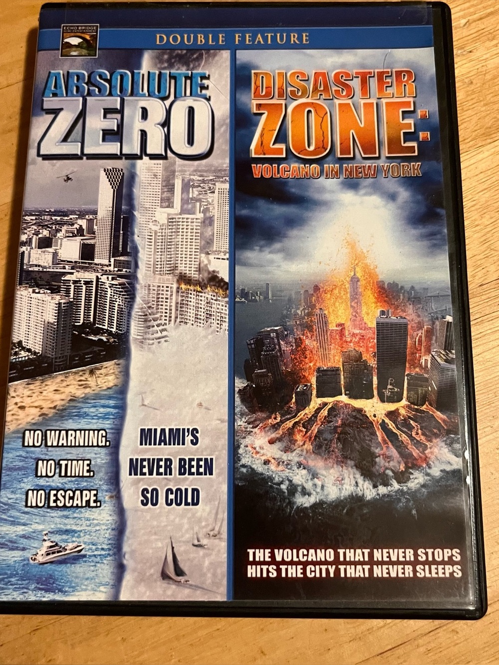 Echo Bridge Absolute Zero / Disaster Zone Double Feature DVD